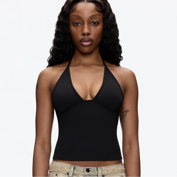 Tank Air Tops - Staple Black Halter